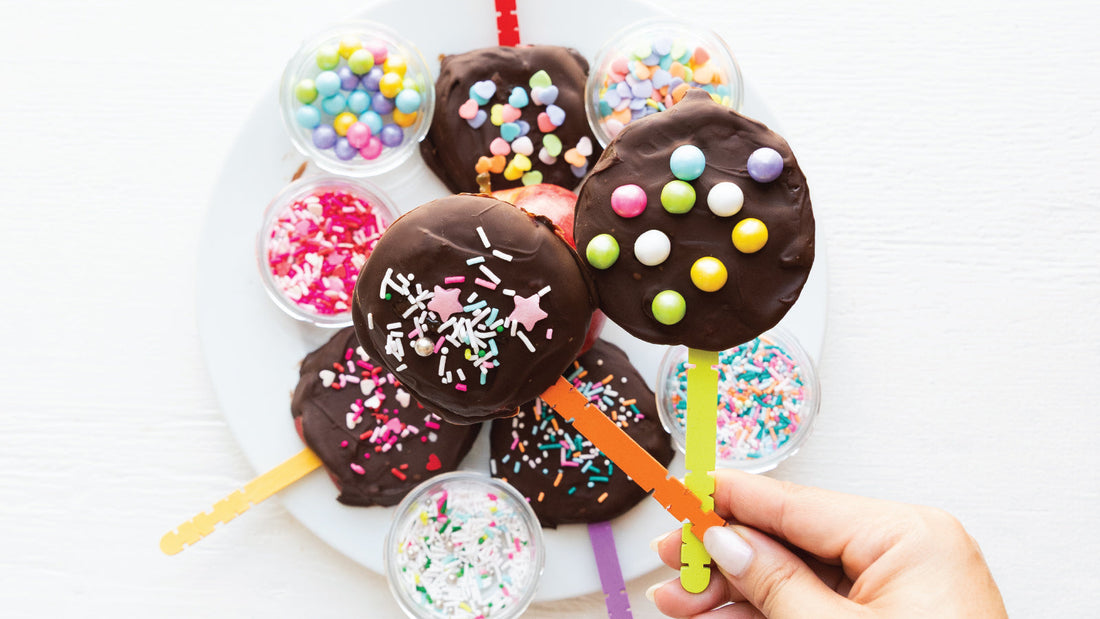 Caramel Apple "Popsicles"