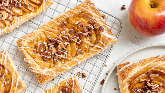 Apple Cinnamon Pastries with Maple Glaze