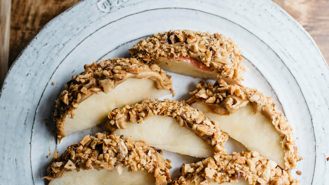 Crunchy and Nutty Apple Slices