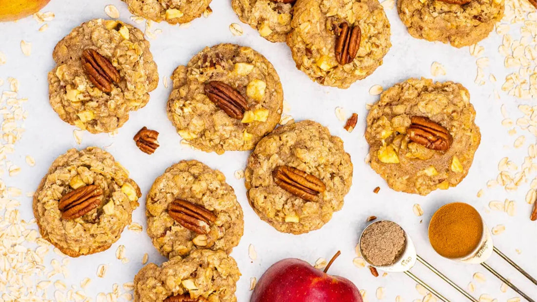 Fresh Apple Oatmeal Cookies